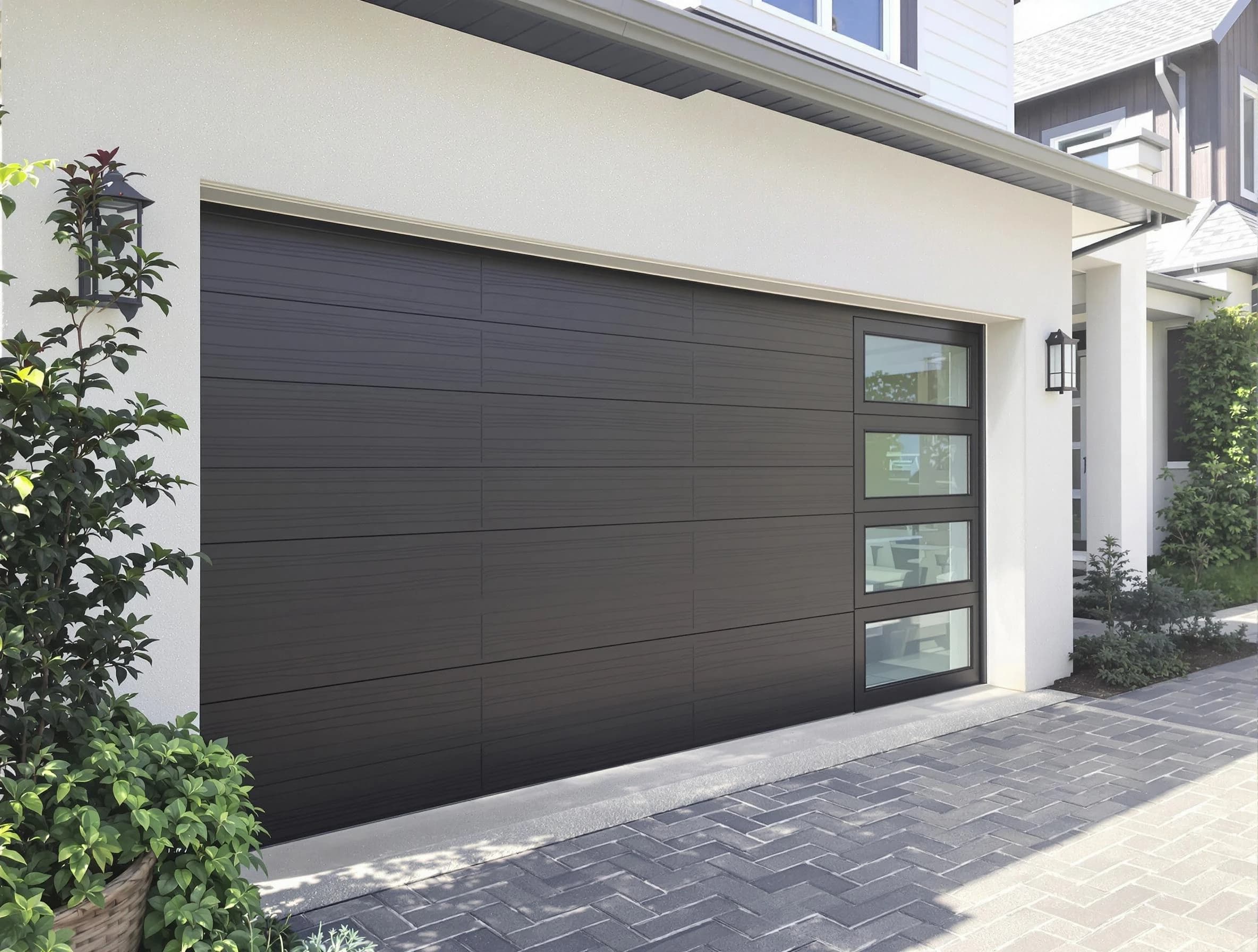 Custom garage door installation by Millburn Garage Door Repair in Millburn