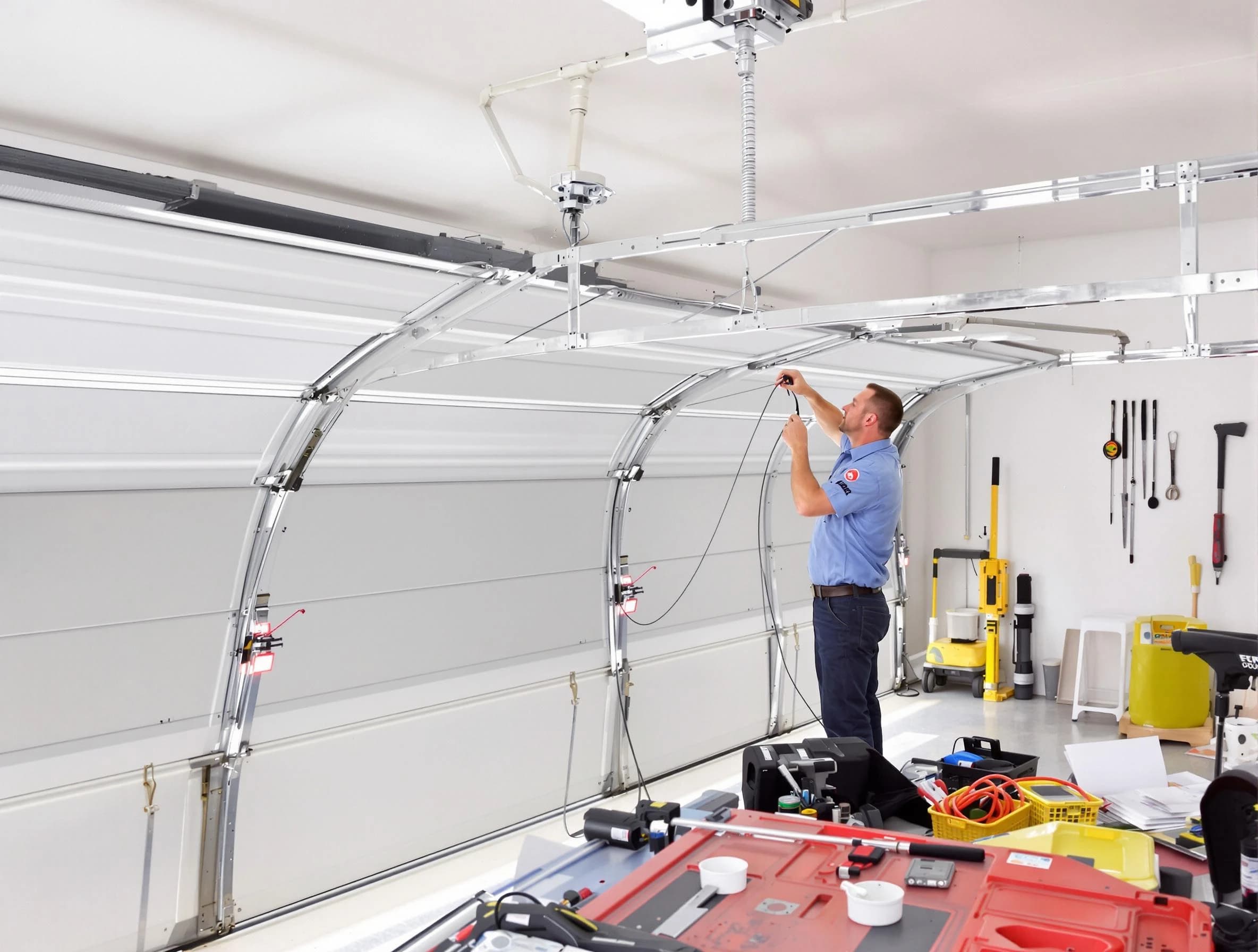 Garage door cable repair service by Millburn Garage Door Repair in Millburn