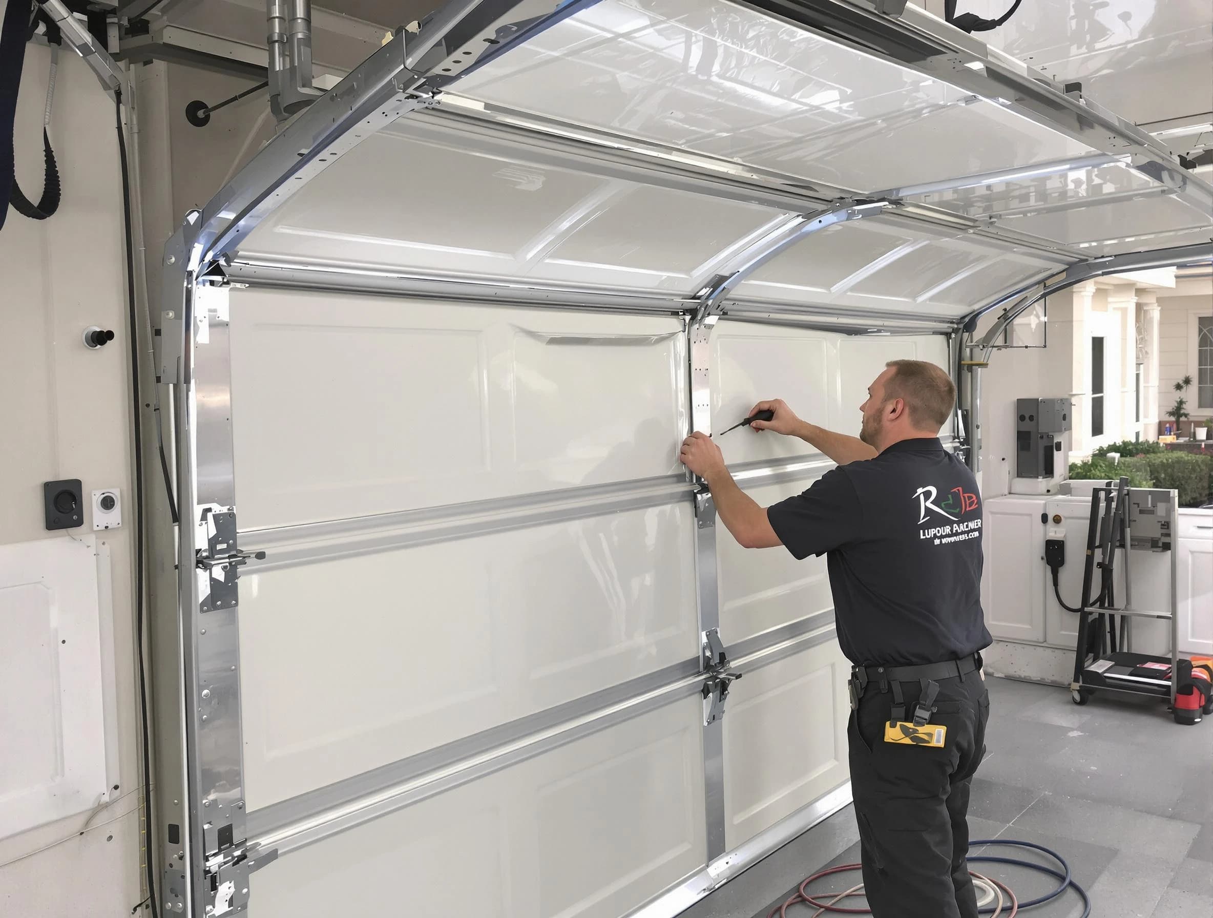Millburn Garage Door Repair professional performing panel repair in Millburn