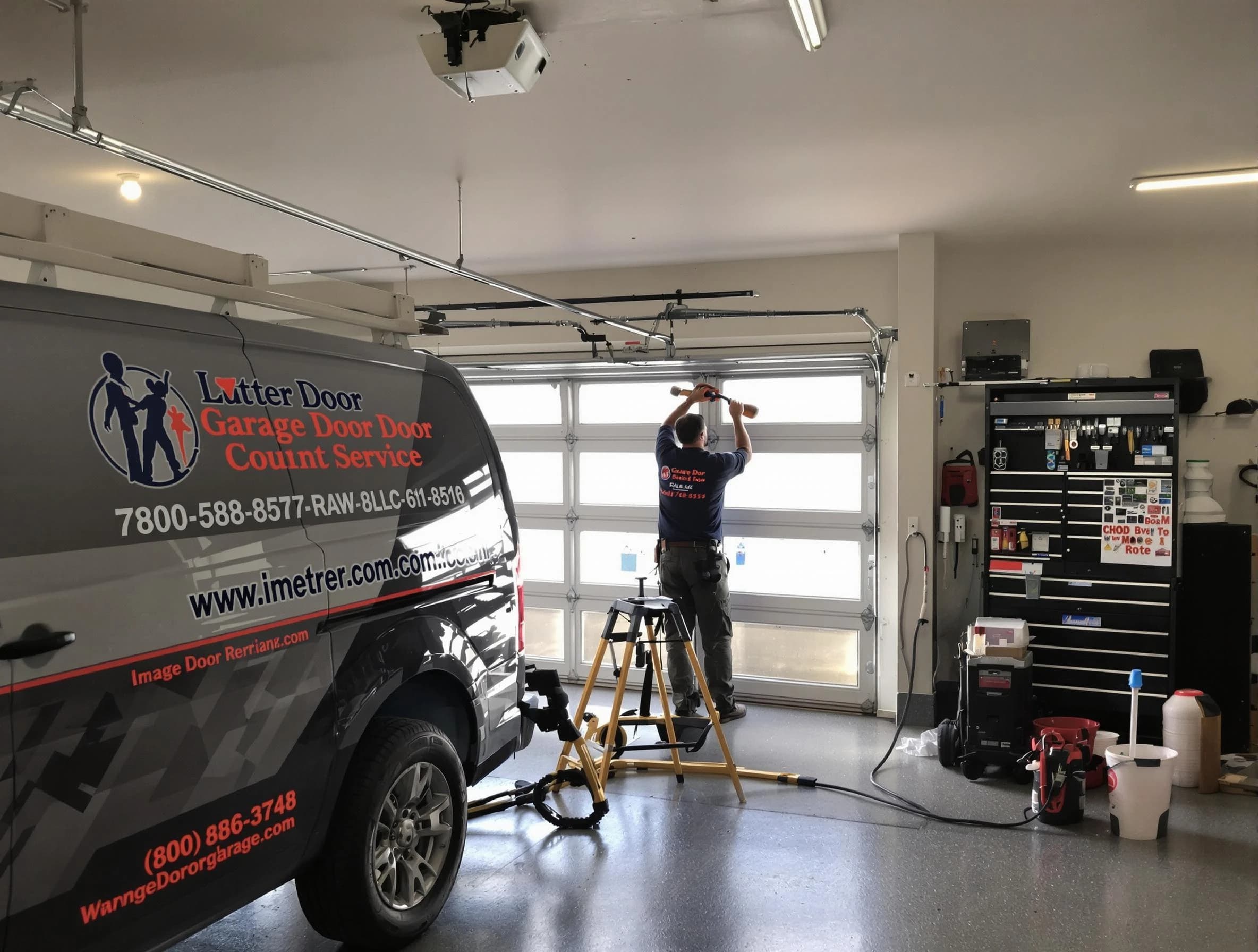 Millburn Garage Door Repair rapid response team performing same-day repair in Millburn