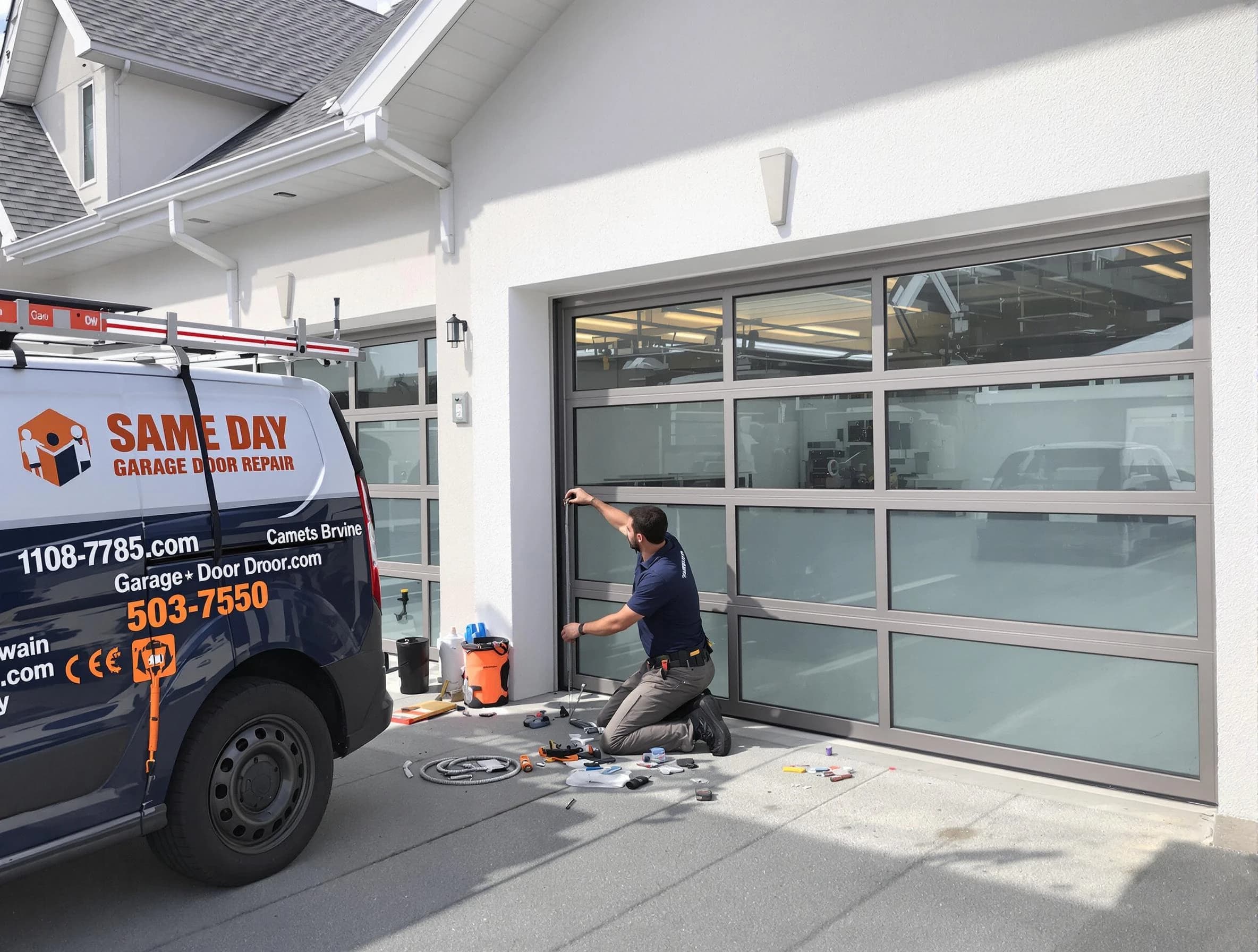 Same-day garage door repair service by Millburn Garage Door Repair in Millburn