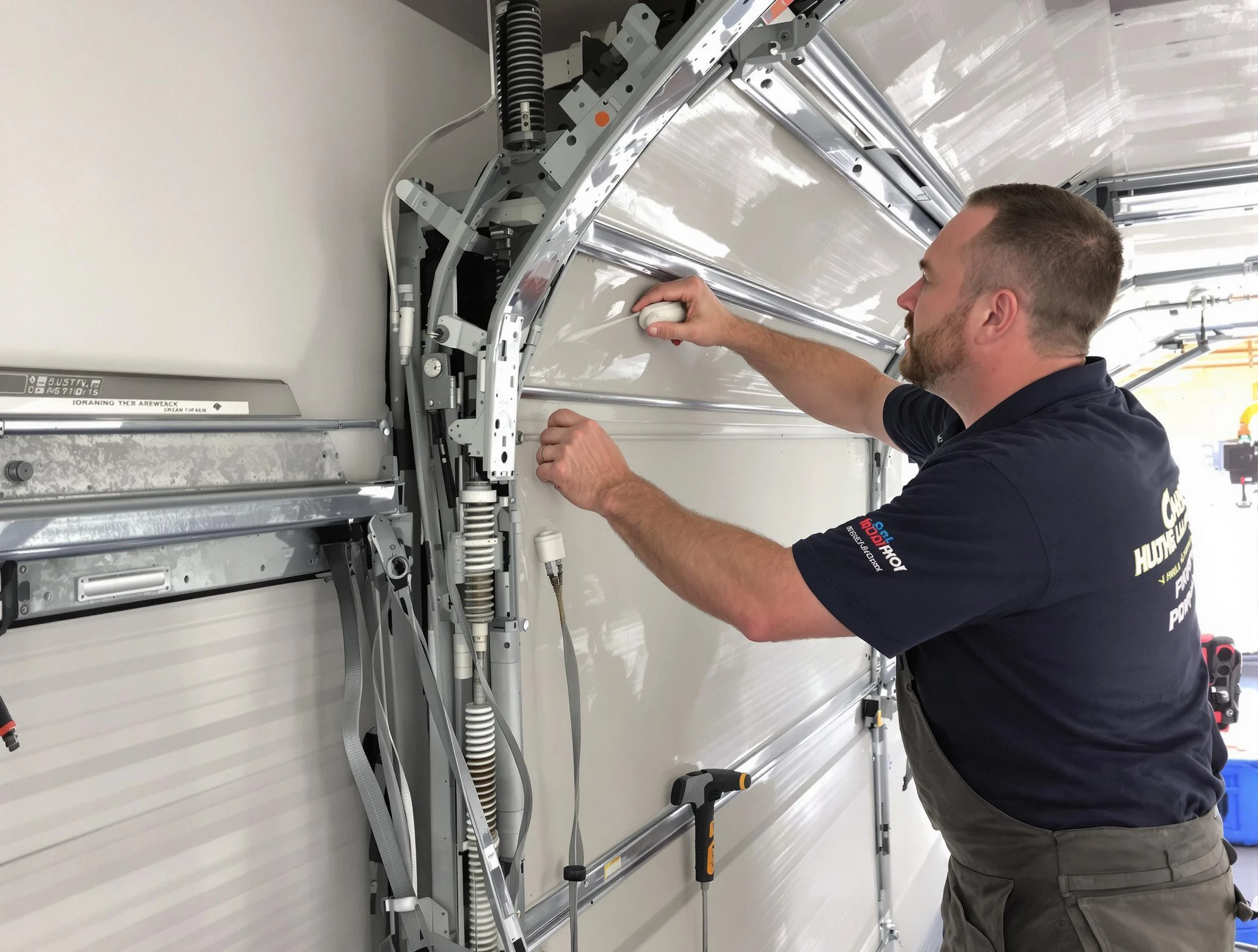 Noisy Garage Door Fix in Millburn