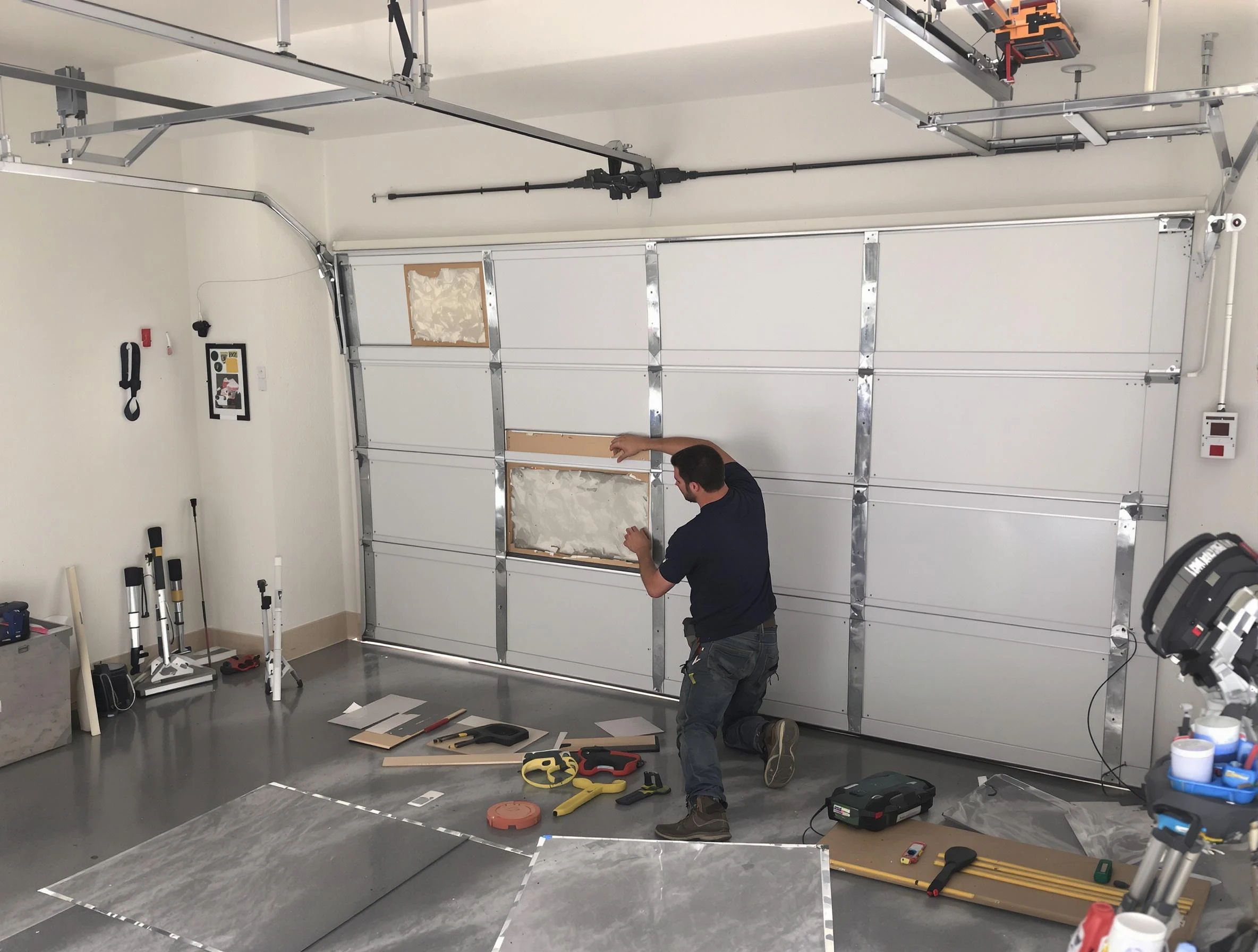 Garage Door Panel Repair in Millburn