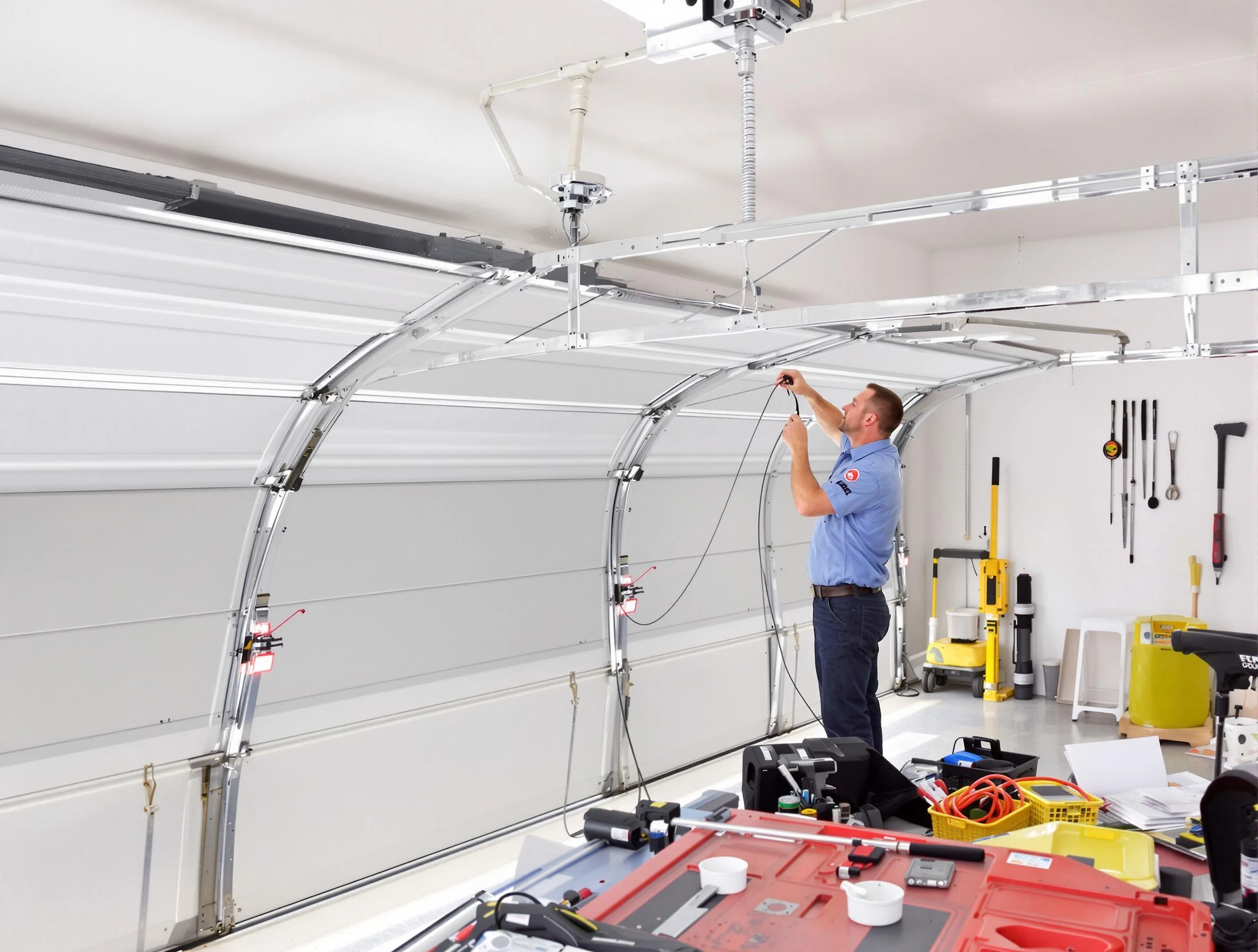 Garage door cable repair service by Millburn Garage Door Repair in Millburn