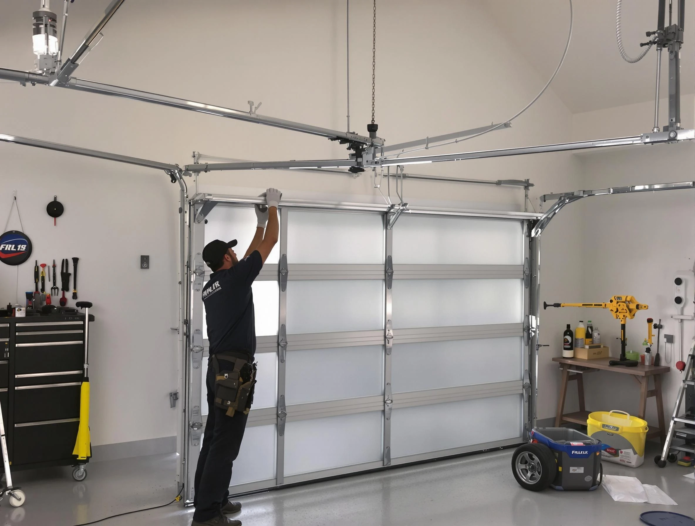 Millburn Garage Door Repair certified team performing precision garage door installation in Millburn