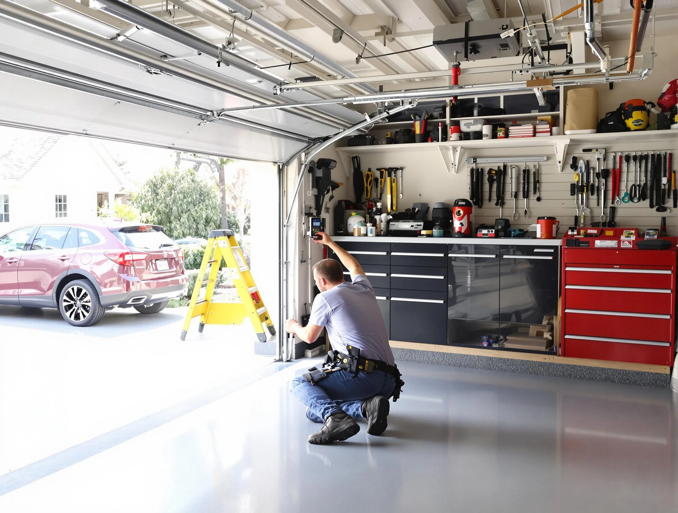 Local garage door repair service by Millburn Garage Door Repair in Millburn
